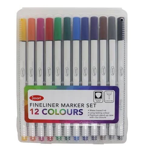 Jasart Fineliner 0.4mm Set 12
