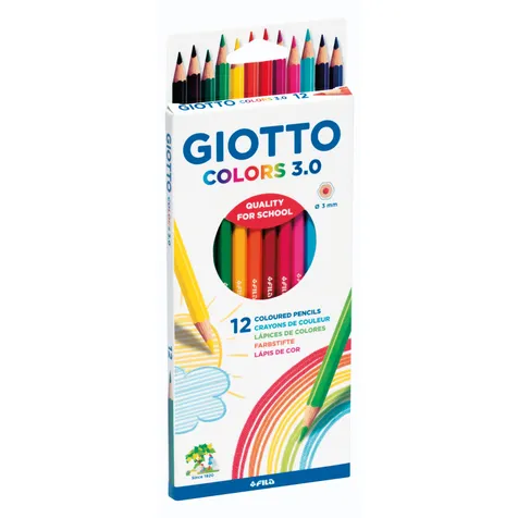 Giotto 3.0 Colour Pencils 12pc