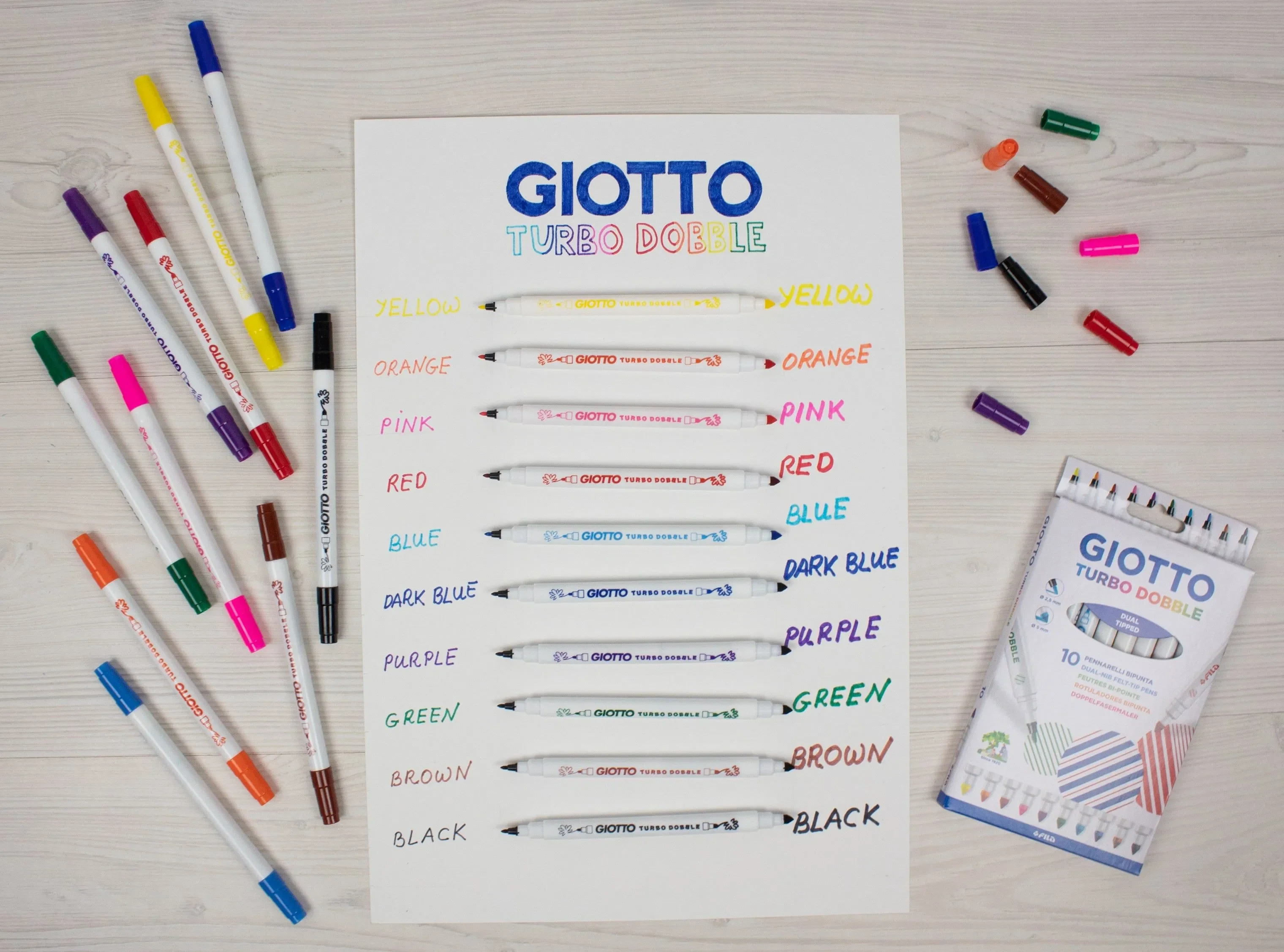 Giotto Turbo Dobble Dual Tip Marker - Image 2
