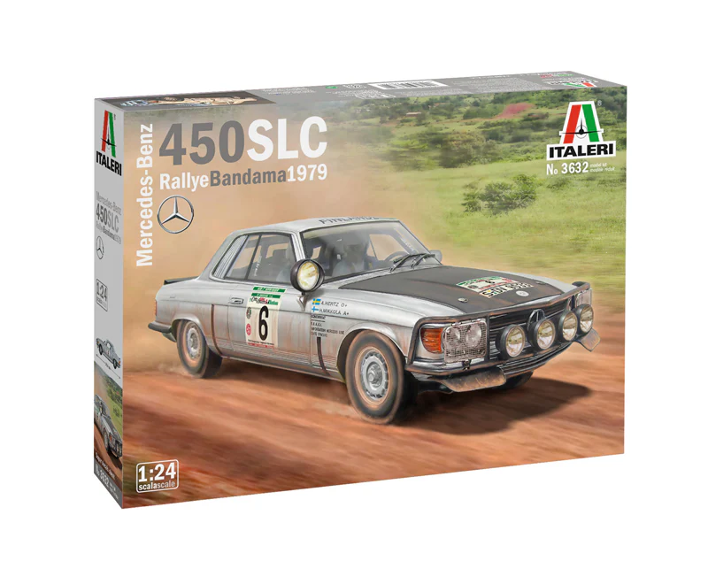 Italeri Merc 450SLC Rally 1/24