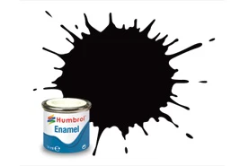 Humbrol Coal Black Satin