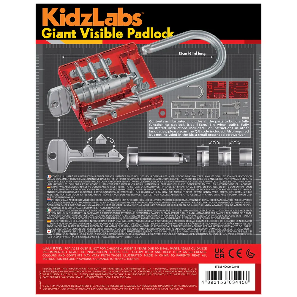 4M Giant Visible Padlock - Image 2