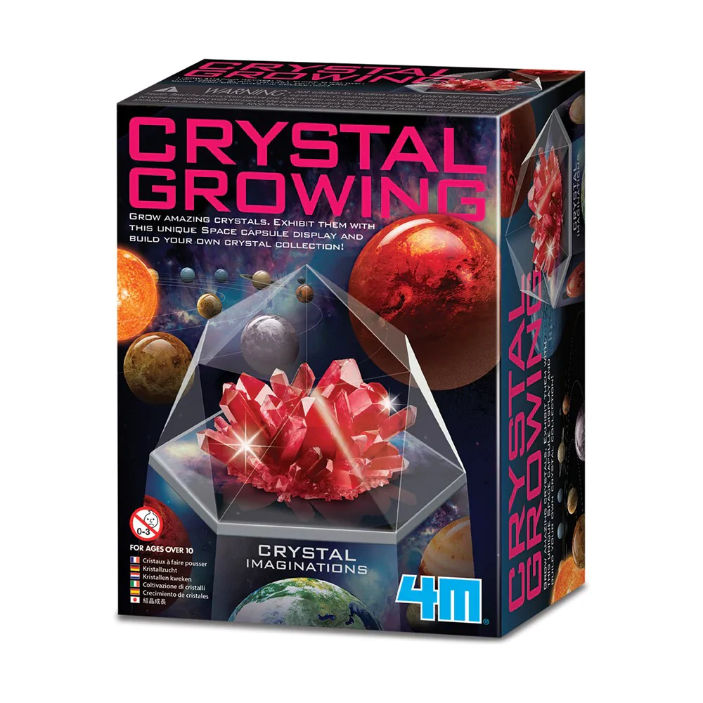 Crystal Growing Imaginations Red