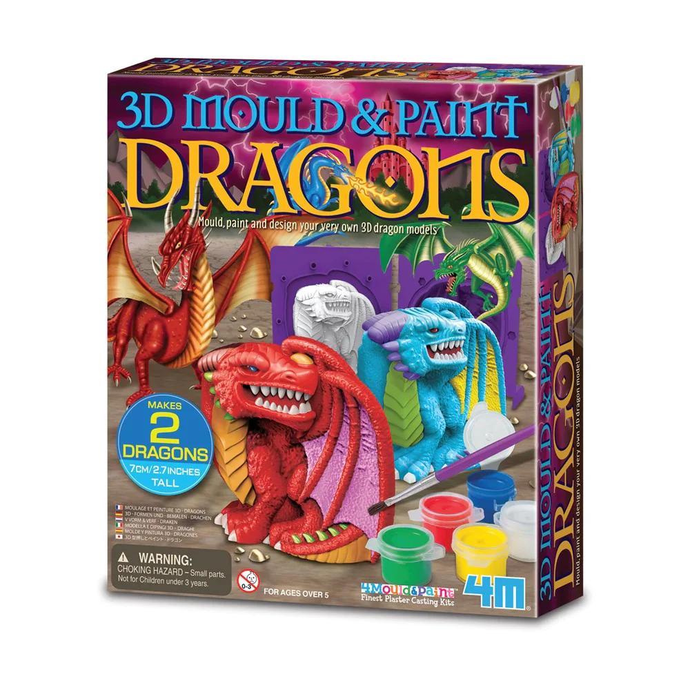 3D Mould & Paint Dragon