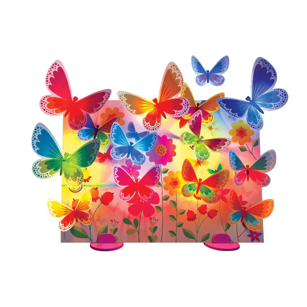 4M Glow 3D Butterfly Canvas - Image 2