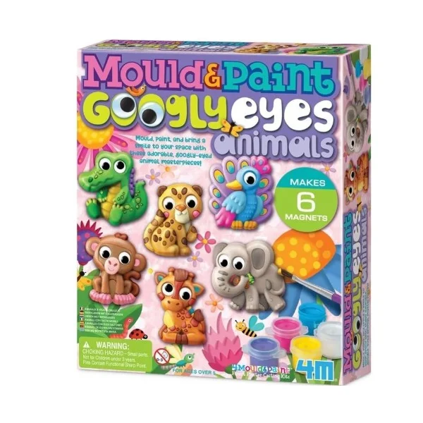 4M Mould & Paint Googly Eyes Animals