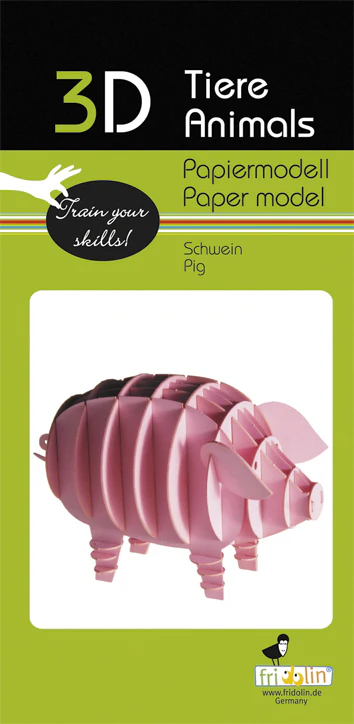 3D Paper Pig