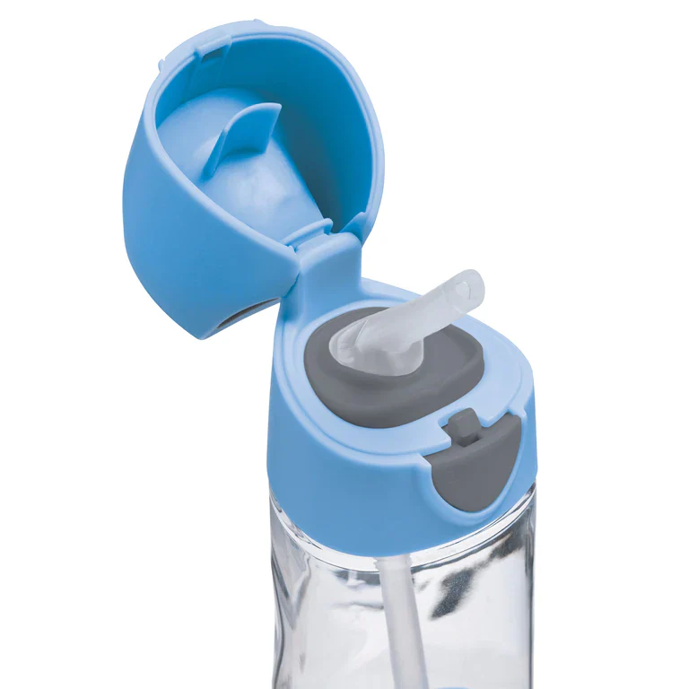 B.Box Drink Bottle Tritan 450ml Blue Slate - Image 2