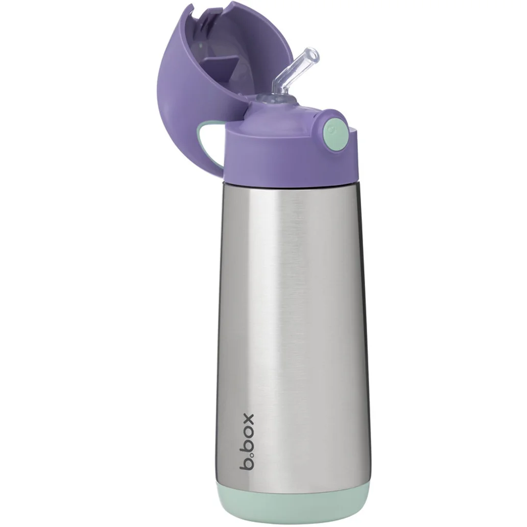B.Box Insulated Drink Bottle Lilac Pop - Image 2