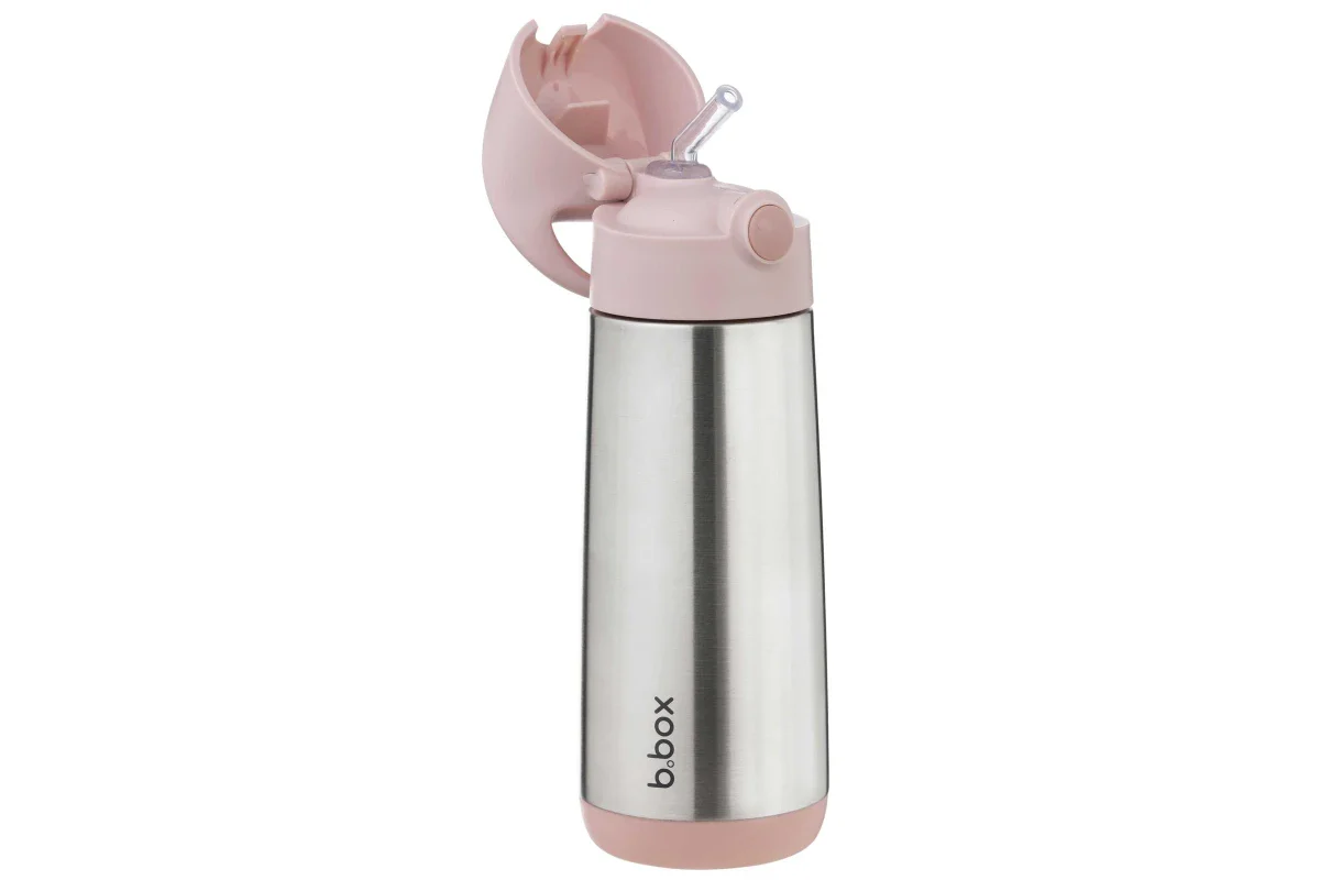 B.Box Insulated Drink Bottle 500ml Blush Crush - Image 2