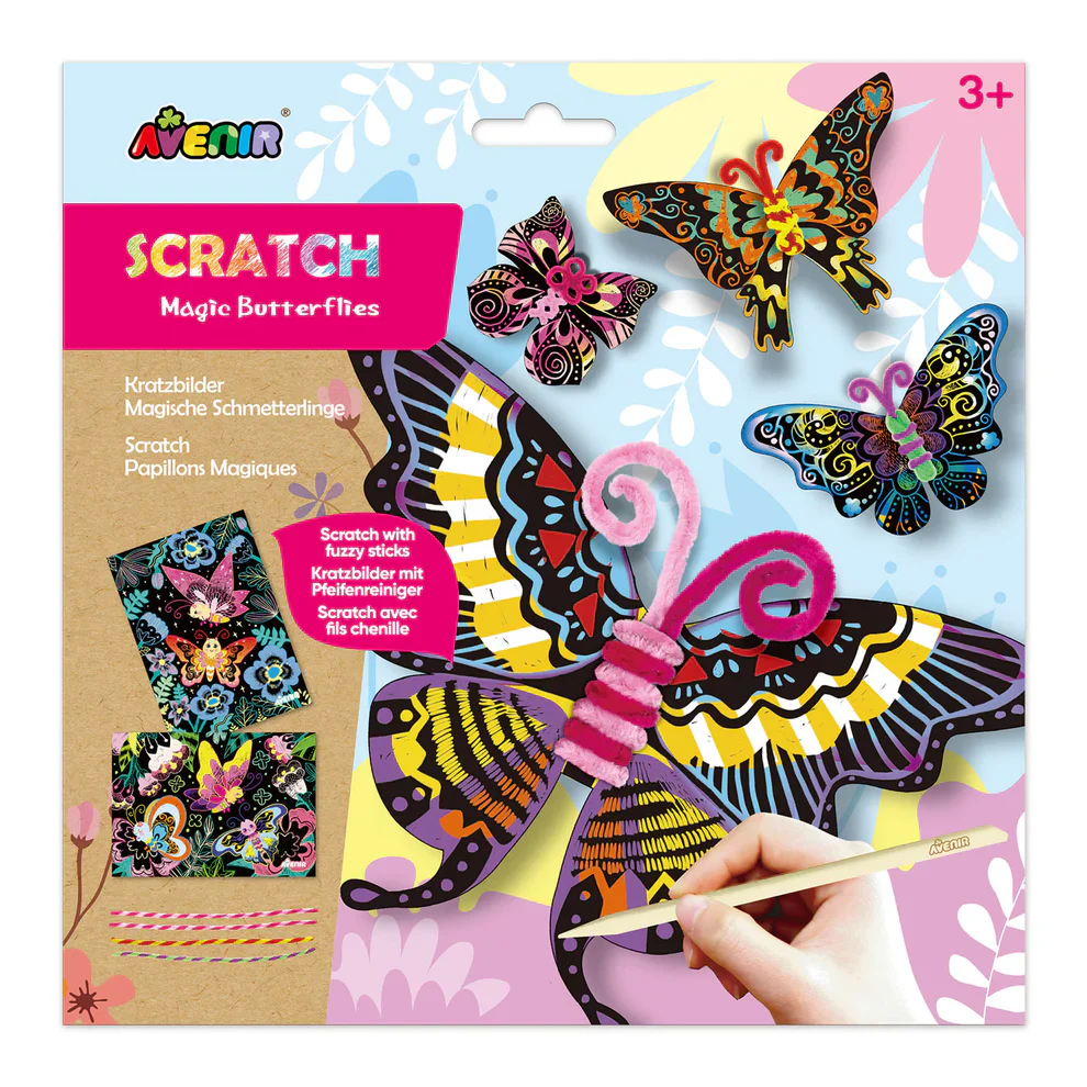 Avenir Scratch Fuzzy Magic Butterflies