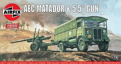 AFX Matador & 5.5 Gun 1:76