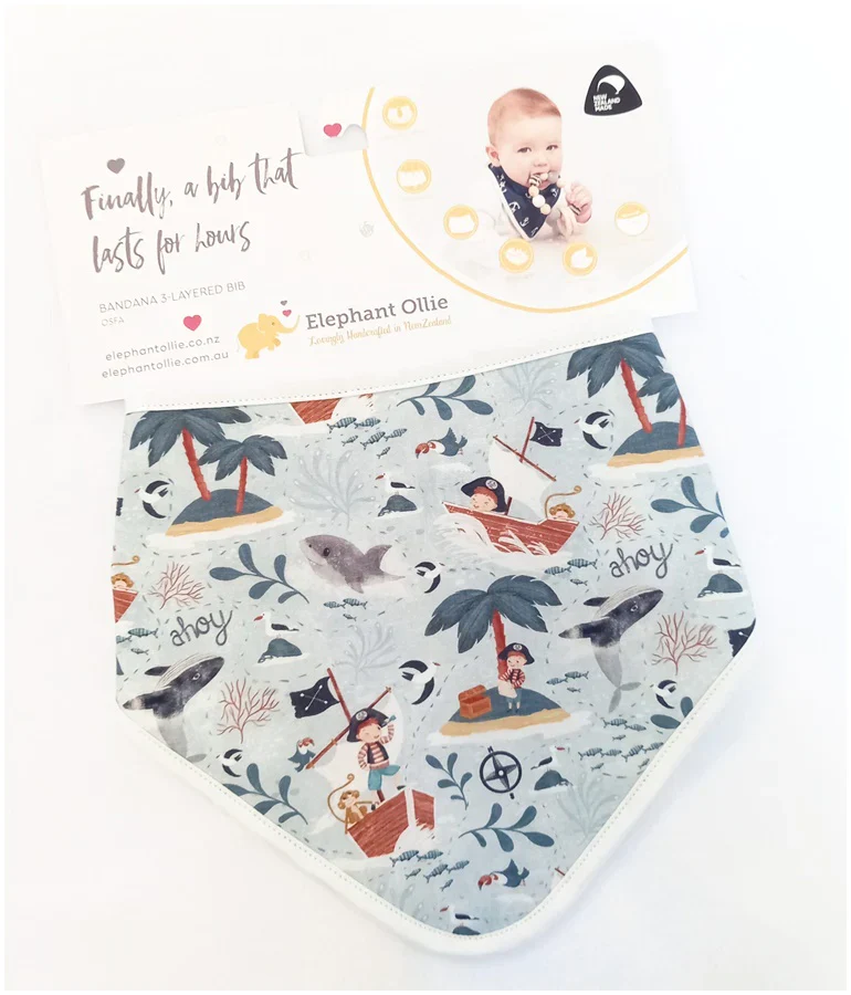 A Pirates Adventure Bandana Bib