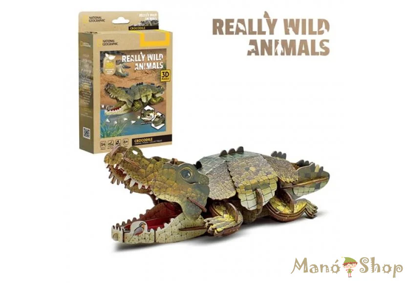 Cubic Fun 3D Puzzle Wild Animals Crocodile