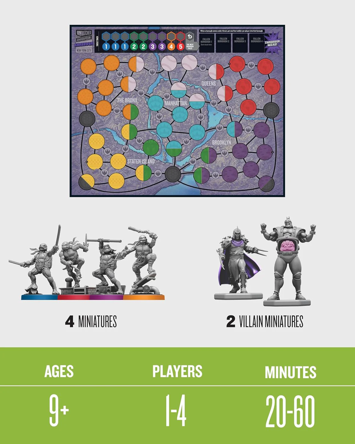Unmatched Teenage Mutant Ninja Turtles Core Game - Image 2