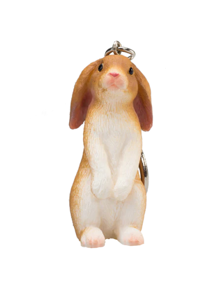 Mojo Sitting Rabbit Keychain