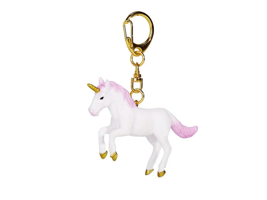 Mojo Rearing Light Pink Unicorn Keychain