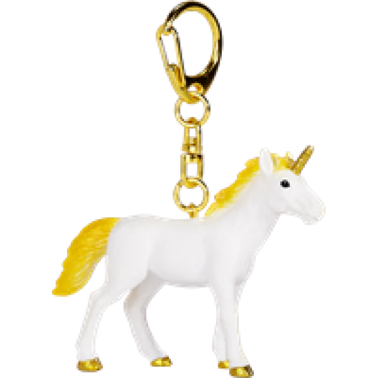 Mojo Standing Yellow Unicorn Keychain
