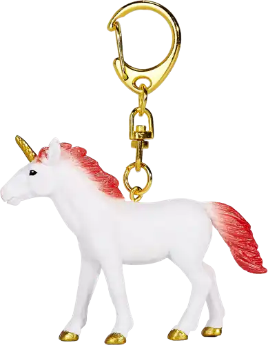 Mojo Standing Peach Unicorn Keychain