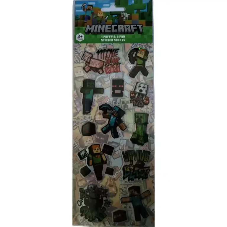Minecraft Stickers Puffy