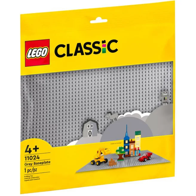 Lego Classic Gray Baseplate 11024