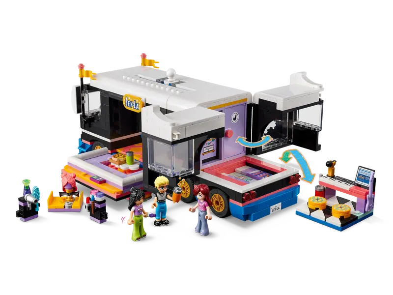 Lego Friends Pop Star Music Tour Bus 42619 - Image 3