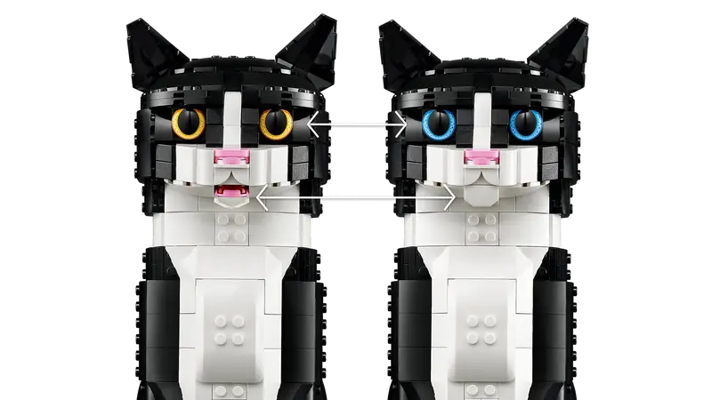 Lego Ideas Tuxedo Cat 21349 - Image 5