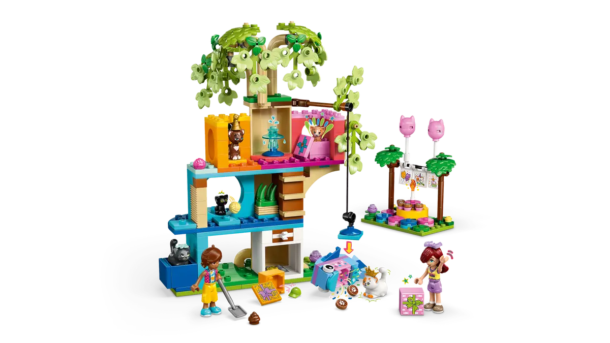 Lego Friends Cat Birthday Party & Tree House 42666 - Image 3