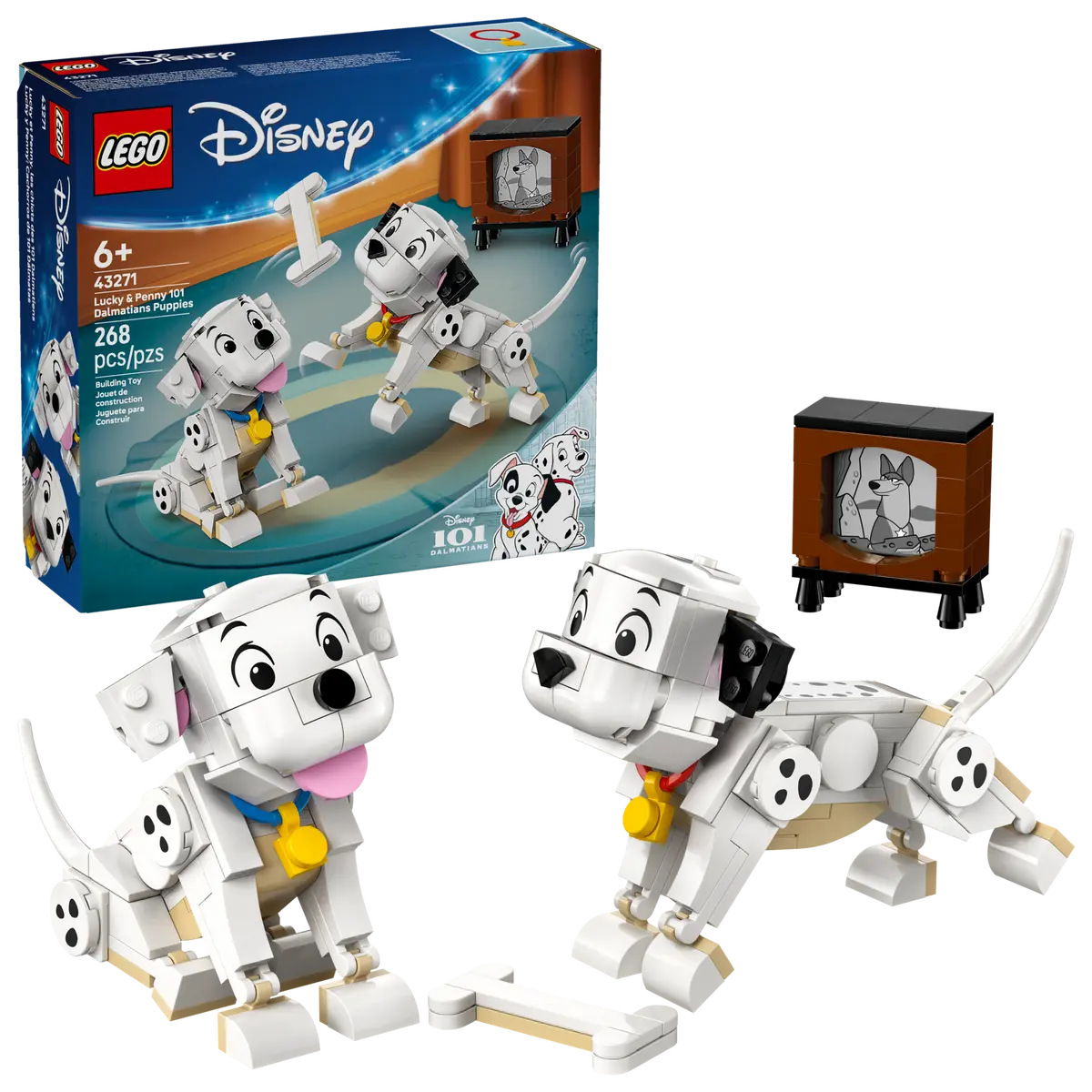 Lego Disney 101 Dalmatians Puppies 43271