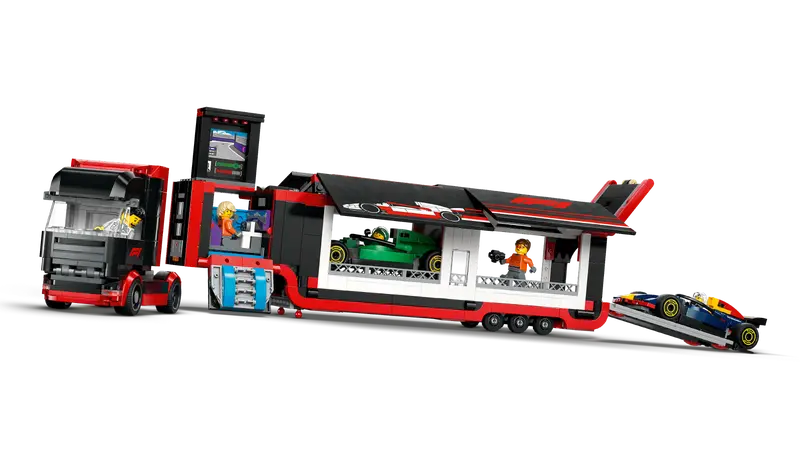 Lego City F1 Truck with RB20 & AMR24 60445 - Image 2