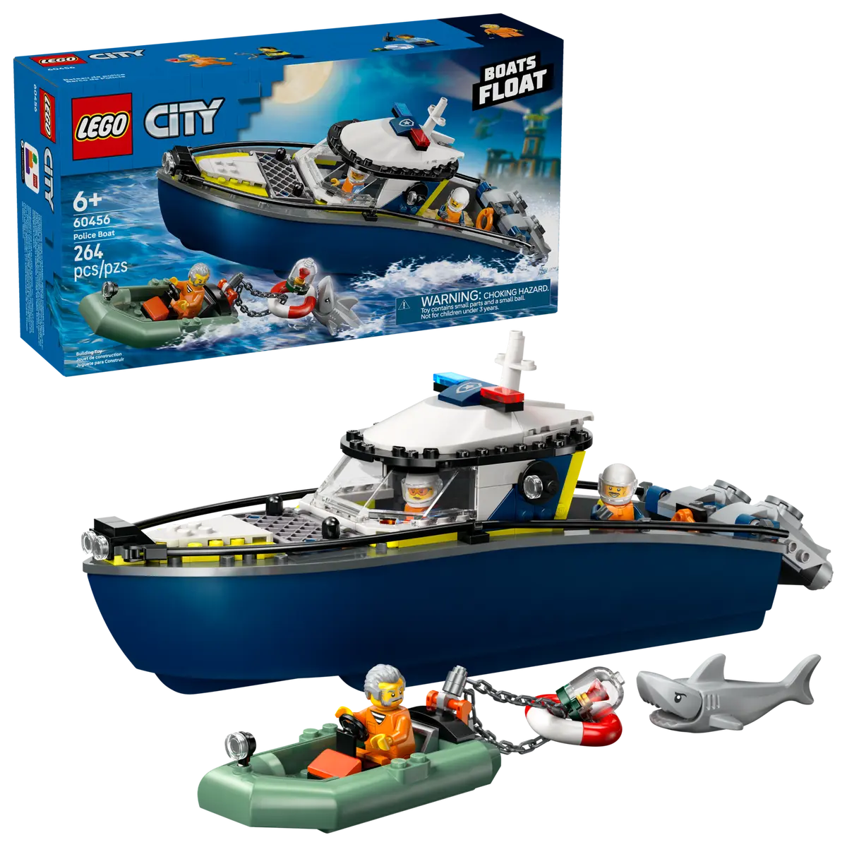 Lego City Police Boat Chase 60456