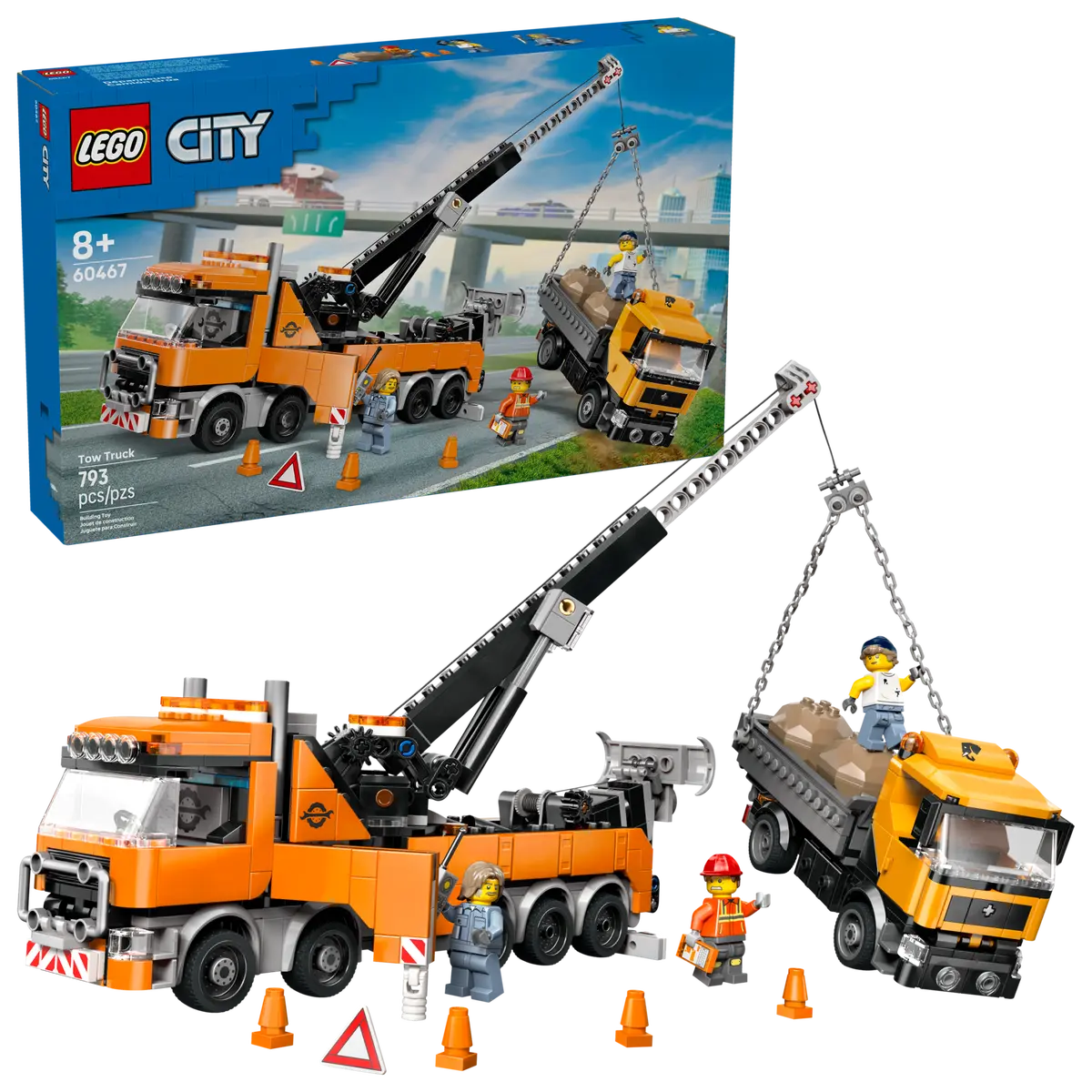 Lego City Recovery Tow Truck with Crane 60467
