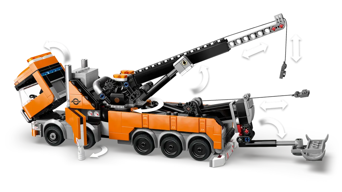 Lego City Recovery Tow Truck with Crane 60467 - Image 4
