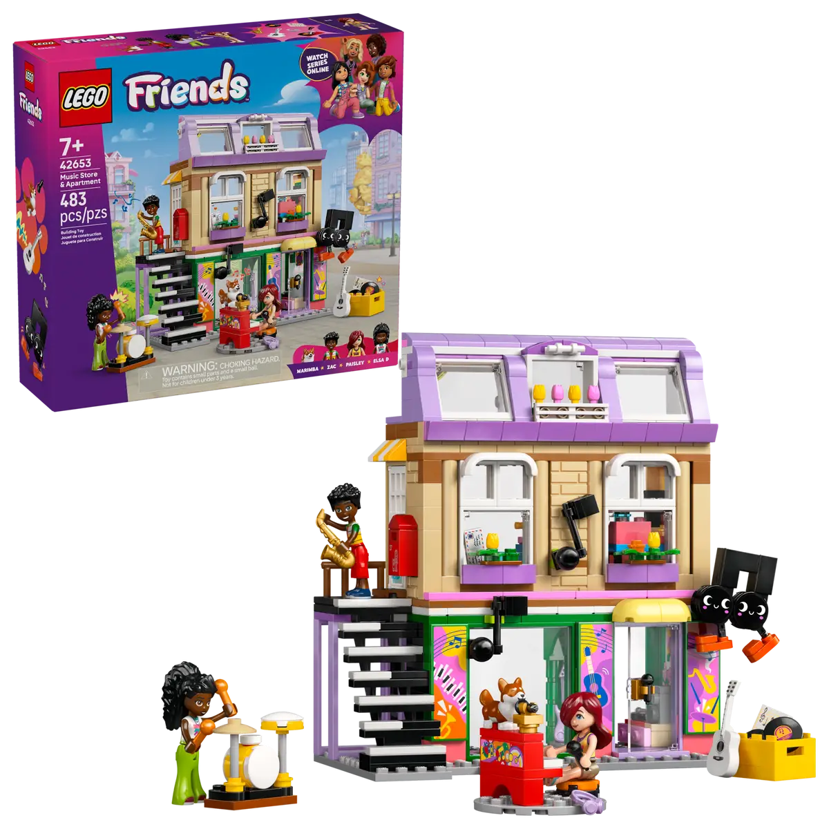 Lego Friends Music Store & Apartment 42653