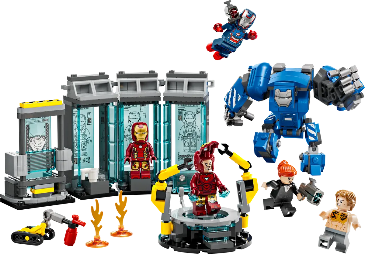 Lego SH Iron Mans Laboratory Hall of Armor 76315 - Image 2