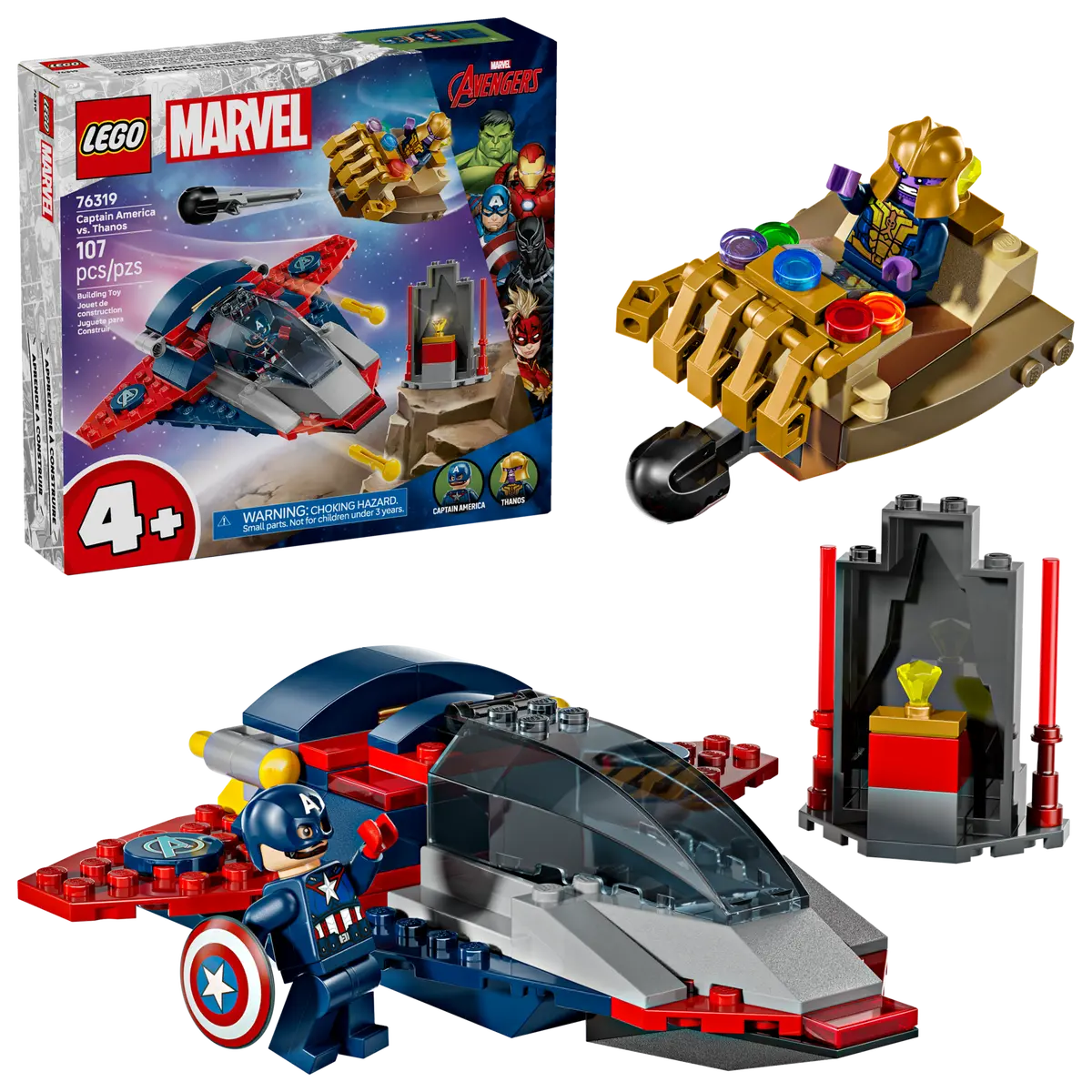 Lego SH Captain America vs Thanos 76319