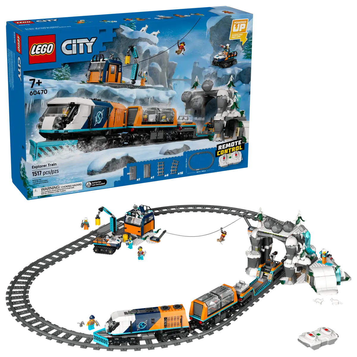 Lego City Explorers Arctic Polar Express Train 60470