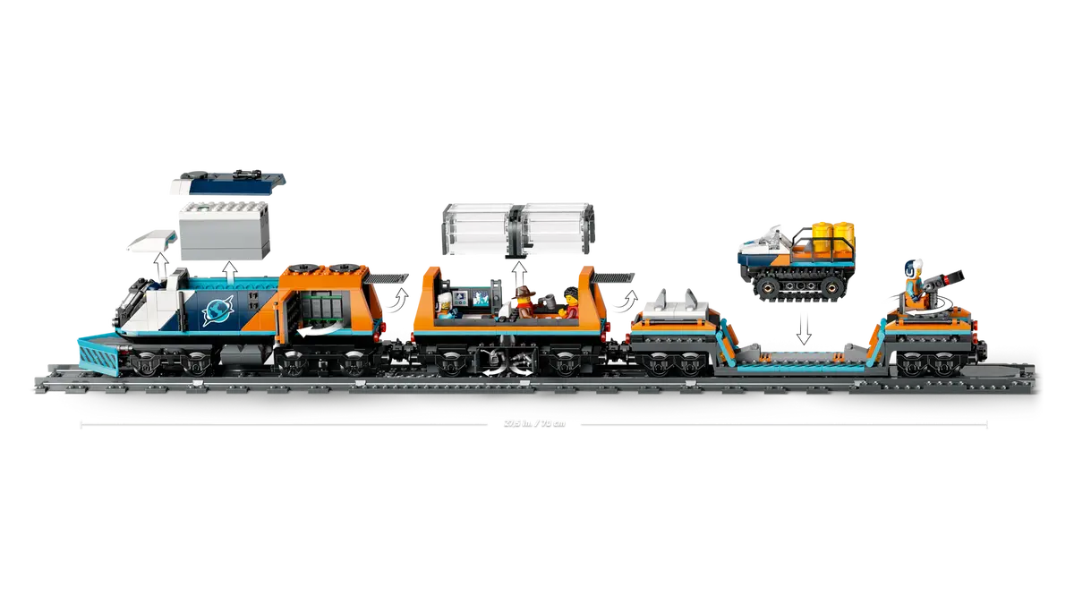 Lego City Explorers Arctic Polar Express Train 60470 - Image 4