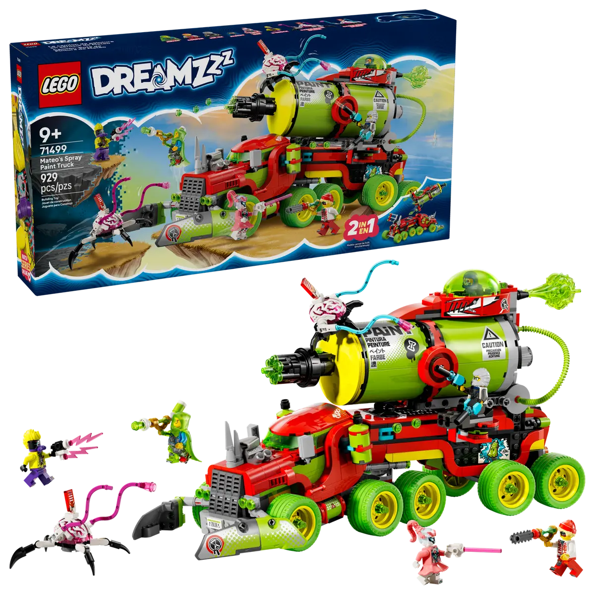 Lego Dreamzzz Mateo's Spray Paint Truck 71499