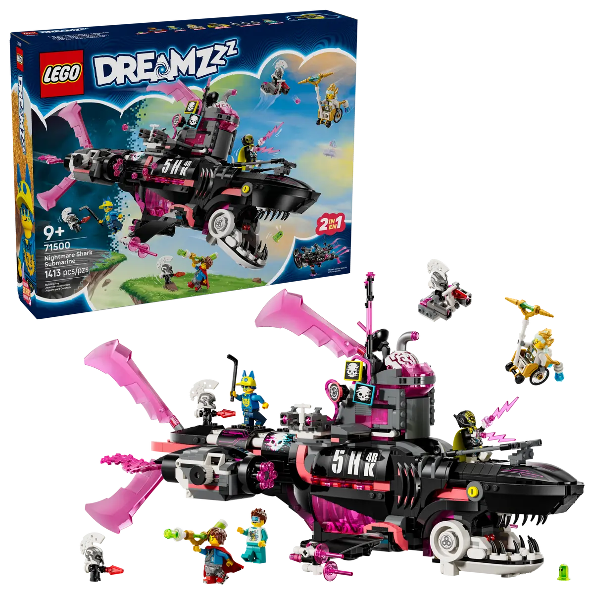 Lego Dreamzzz Nightmare Shark Submarine 71500