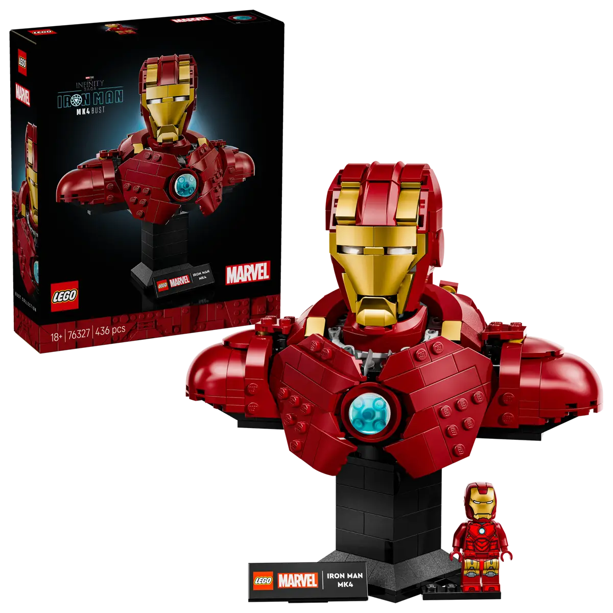 Lego SH Iron Man MK4 Bust 76327