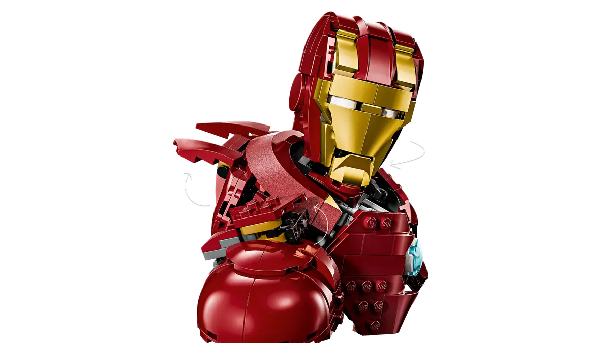 Lego SH Iron Man MK4 Bust 76327 - Image 3