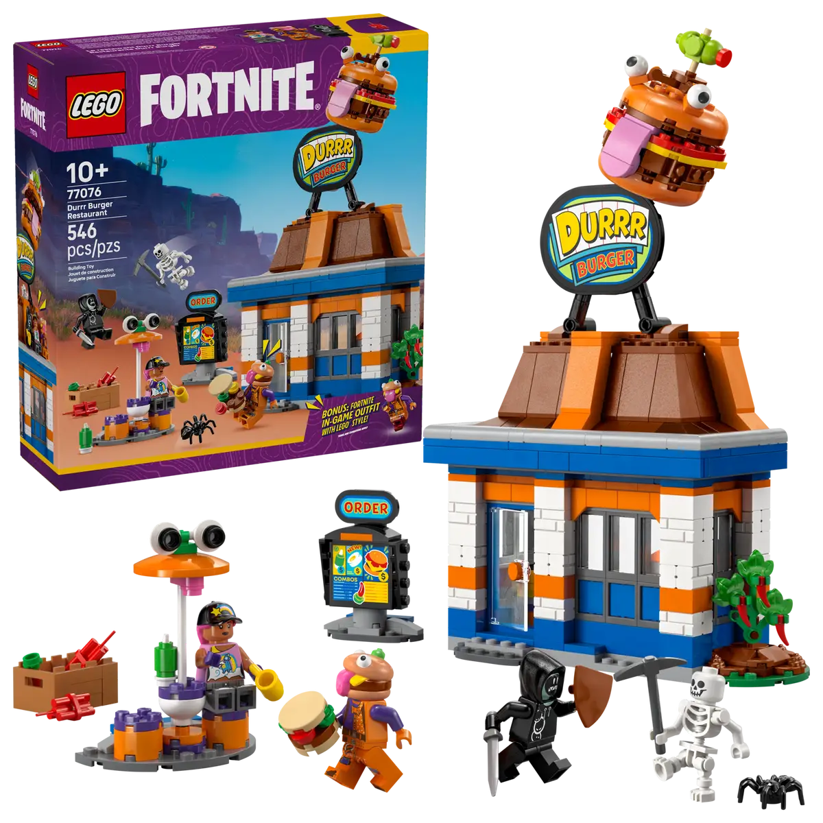 Lego Fortnite Durrr Burger Restaurant 77076