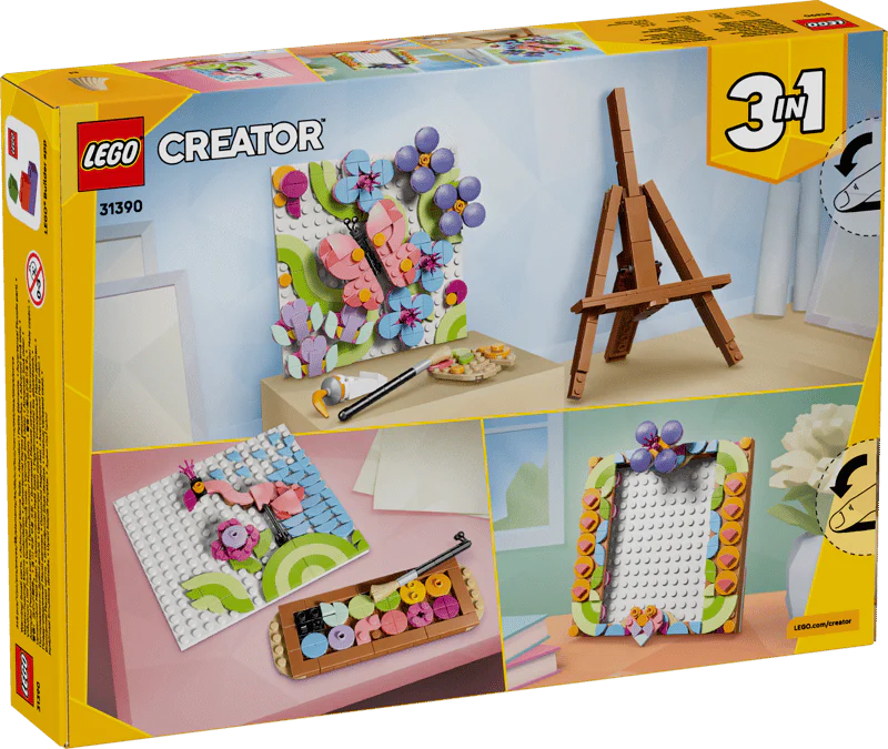 Lego Creator Floral Art Decor Painting 31390 - Image 2
