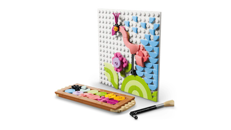 Lego Creator Floral Art Decor Painting 31390 - Image 4