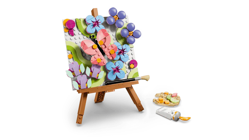 Lego Creator Floral Art Decor Painting 31390 - Image 5