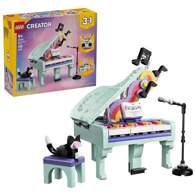 Lego Creator Music Decor Piano with Cat 31392