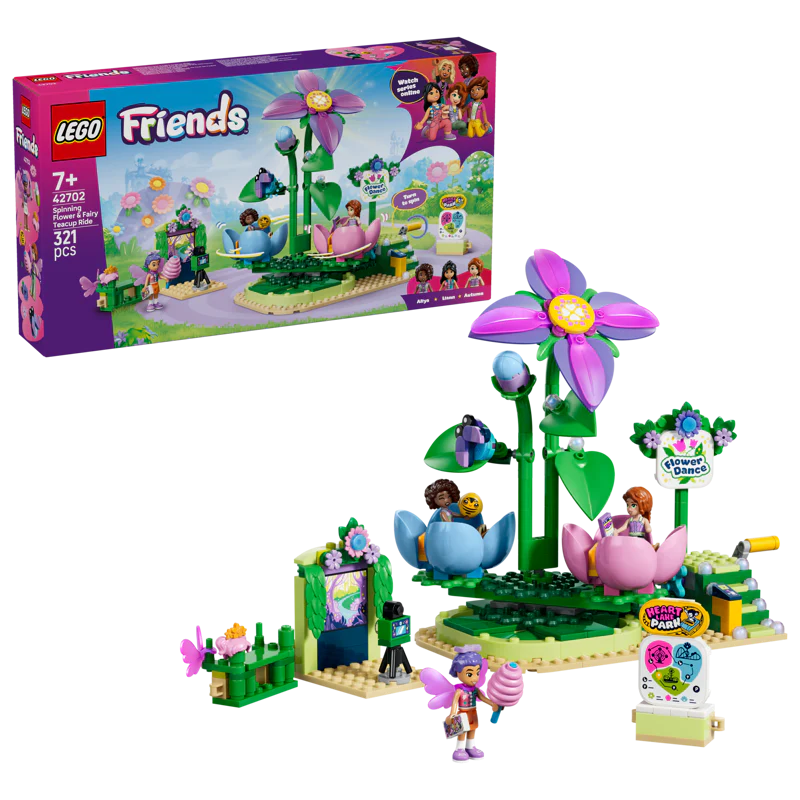 Lego Friends Spinning Flower & Fairy Teacup Ride 42702
