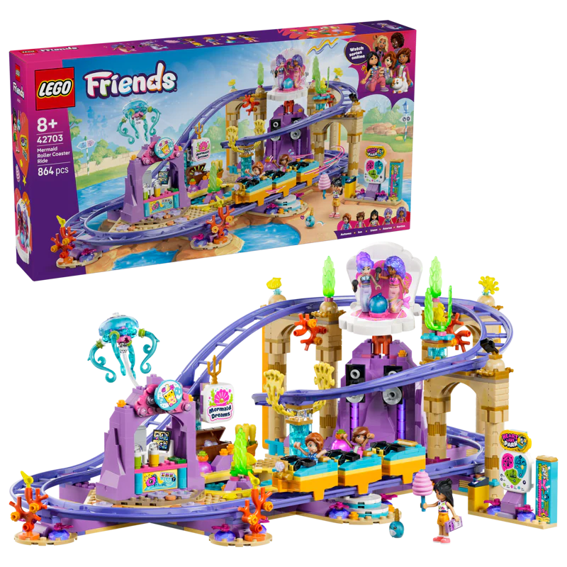 Lego Friends Mermaid Roller Coaster Ride 42703