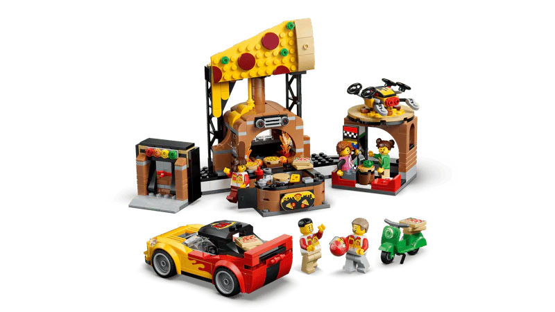 Lego City Pizza Delivery Experience with Vehicles 60496 - Image 2